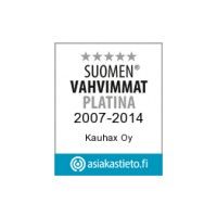 Suomen vahvimmat platina 2007-2014, Kauhax Oy, asiakastieto.fi